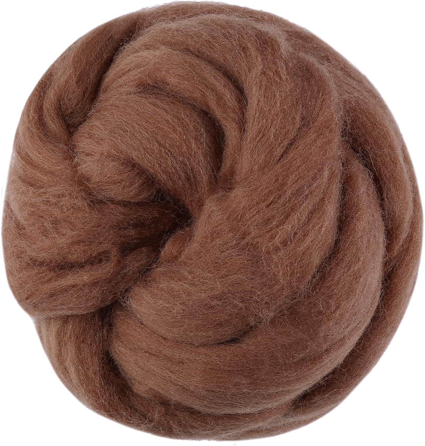 Amazon.com: 3.53oz Wool Roving Yarn, Fiber Roving Wool Top, Wool ...