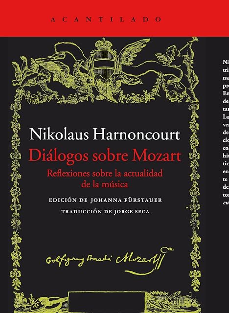 Portada de Dialogos sobre Mozart: Reflexiones sobre la Actaulidad de la Musica