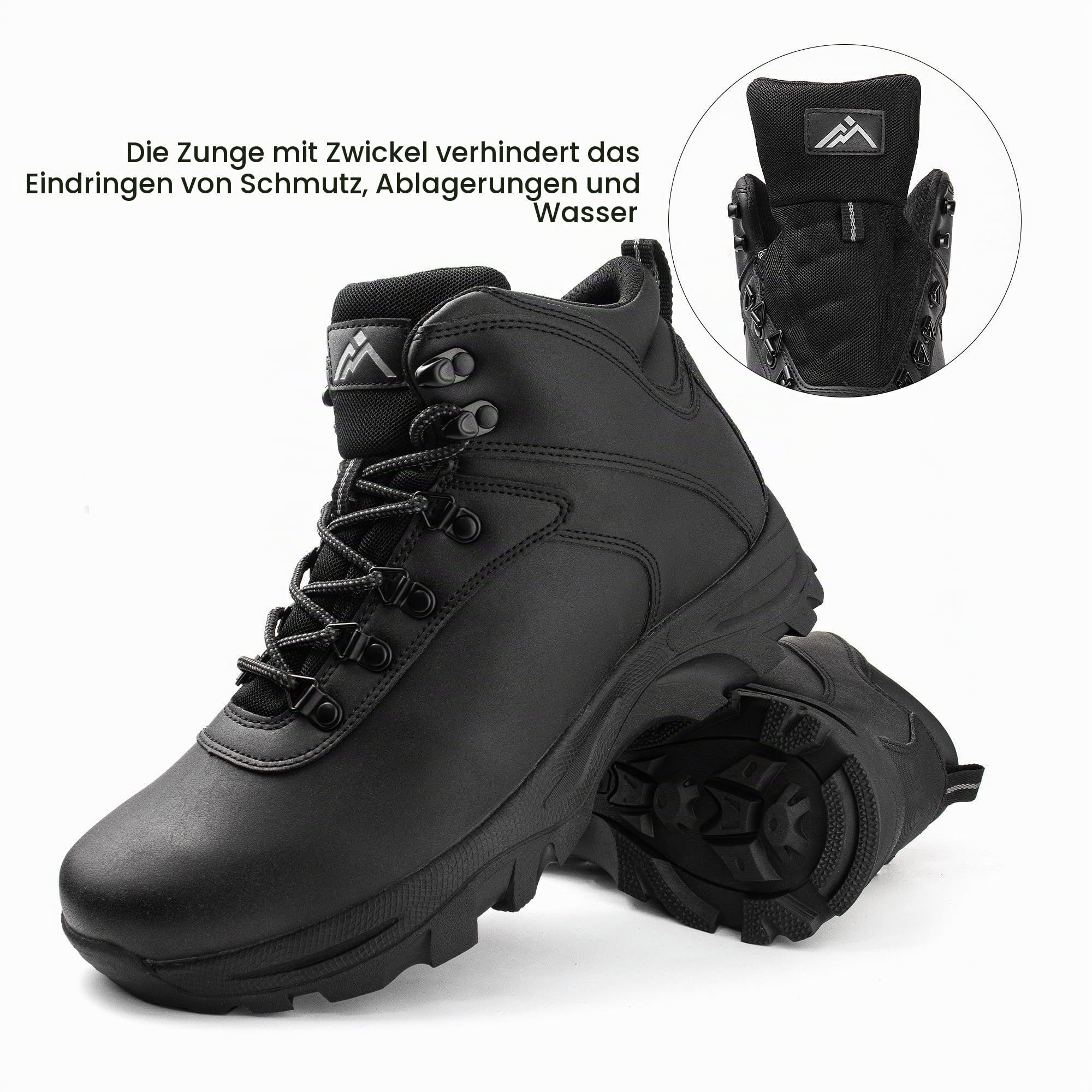 CC-Los Wanderschuhe Herren Wasserdicht Rutschfest Abriebfest Outdoor