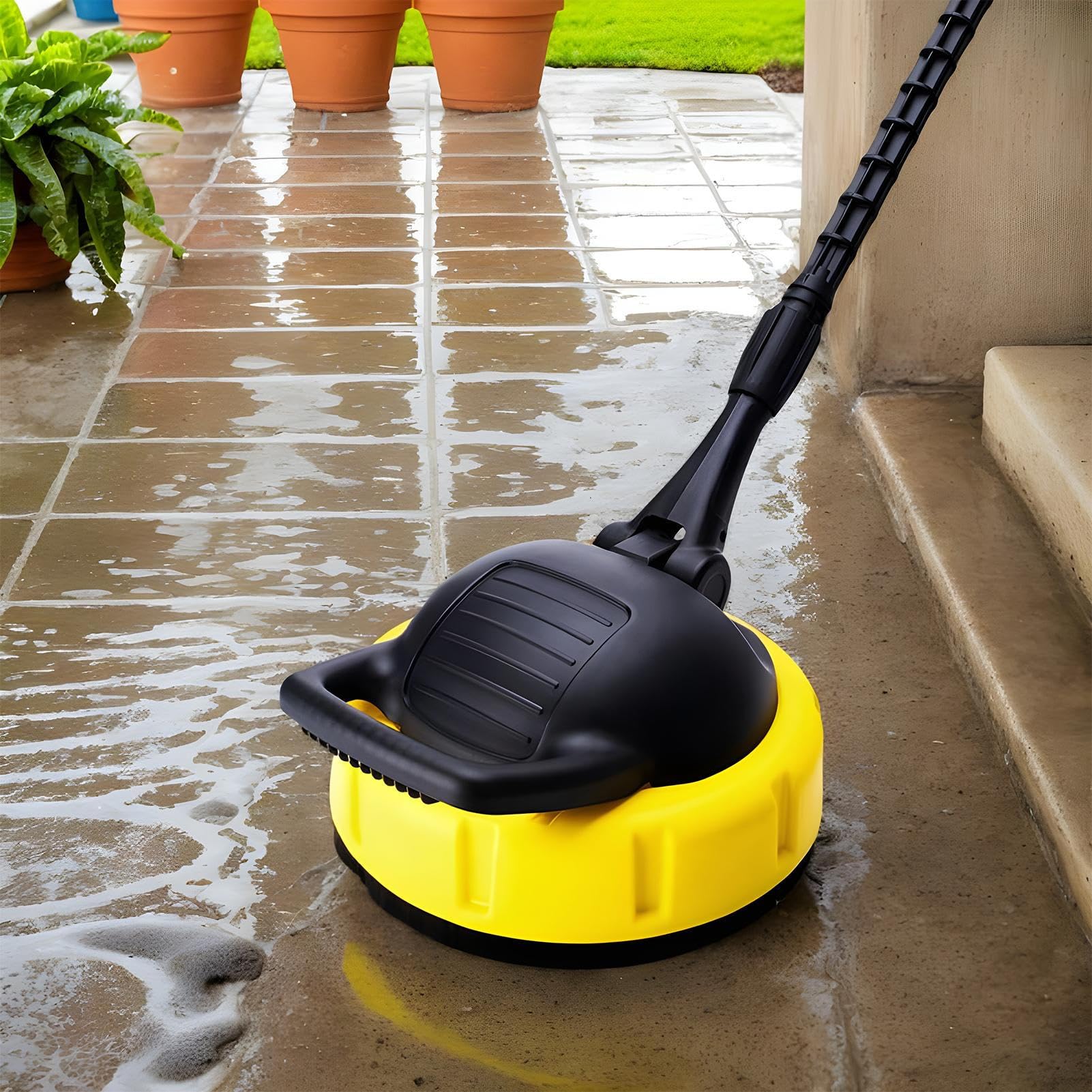 , K2, K3, K4, K5, K6, K7 Lavadora de presión limpiadora de Patio para, Cabezal de Limpiador de Patio para, depurador de Limpiador de Tierra, Herramienta de Limpieza para automóviles