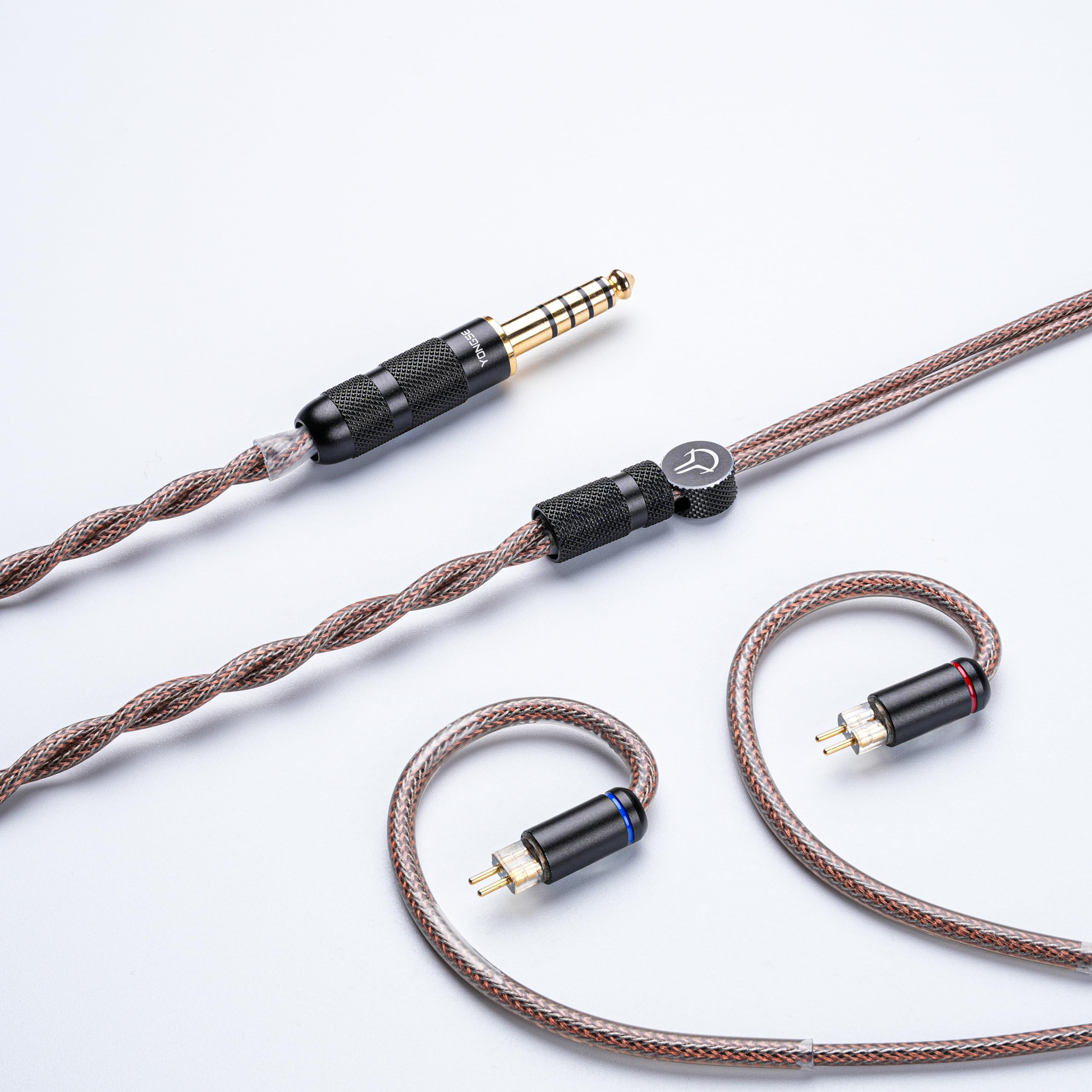Amazon | YONGSE RedBunny 6N OCC 銅銀メッキケーブル 4.4mm 2pin