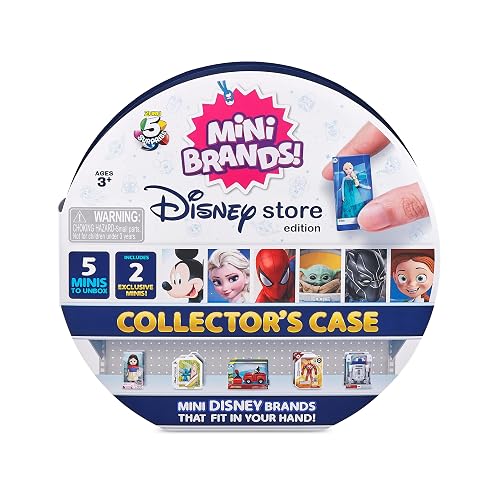ZURU 77207 - 5 Surprise - Mini Brands Disney - Minifiguras Disney - Caja coleccionista - Colección