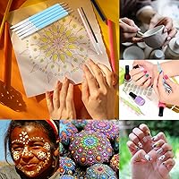 Vista 4 de PATIKIL Herramienta de escultura de arcilla de silicona, 15 piezas de herramienta de modelado de arcilla suave, herramienta de punteado