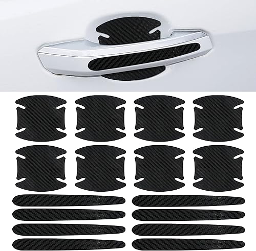 16 protectores contra arañazos para manija de puerta de automóvil, almohadilla protectora de pintura para manija de puerta de automóvil, calcomanía