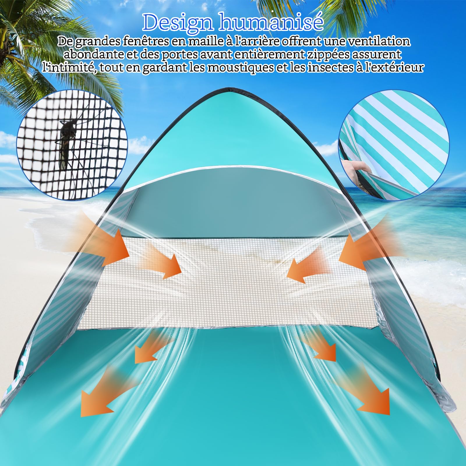 Vente en gros Abri De Tente De Plage de produits à des prix d
