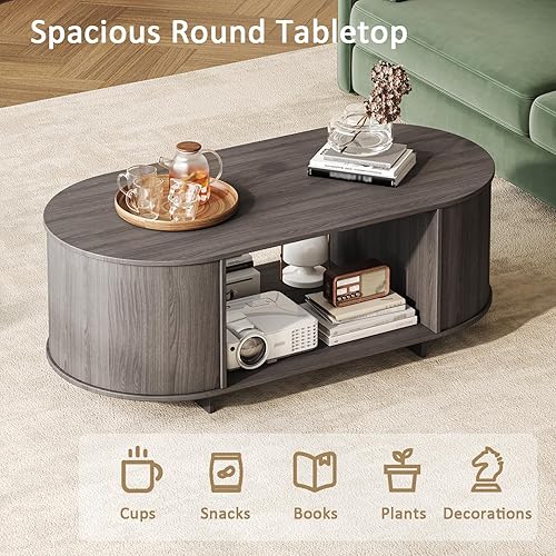 Miniatura 7 de Juego de 2 mesas auxiliares y soporte para TV, centro de entretenimiento con 2 cajones, consola moderna de TV de 78.7 pulgadas, mesa auxiliar