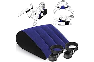 Adjustable Bed Wedge Pillow with Arm Straps and Buckle Restraint System Triangle Wedge Bed Pillow
