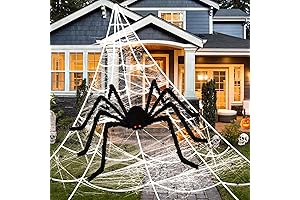 59' Scary Halloween Spider Web Decorations
