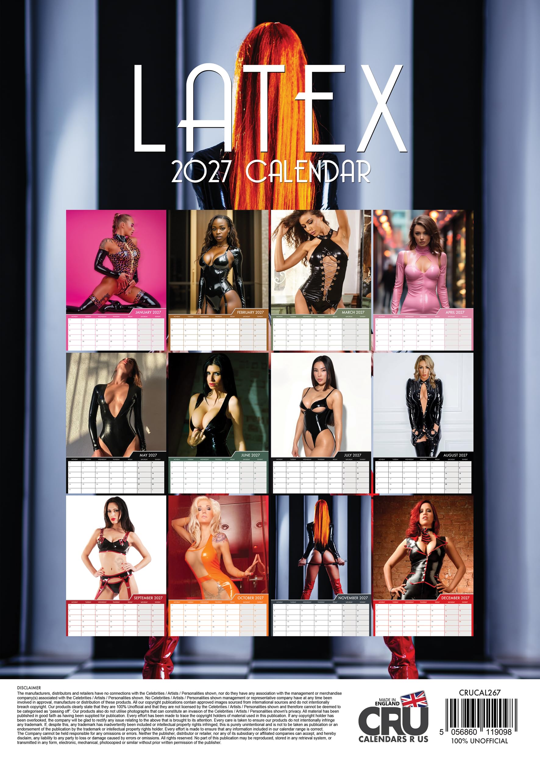Latex - A3 Calendar 2027