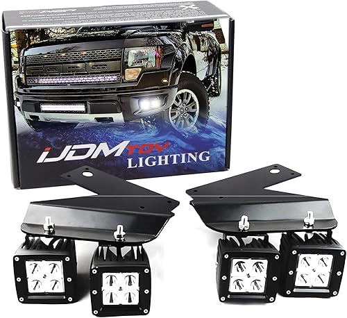 Equipo de faros antiniebla de LED para Ford Raptor, Quad-Lights)