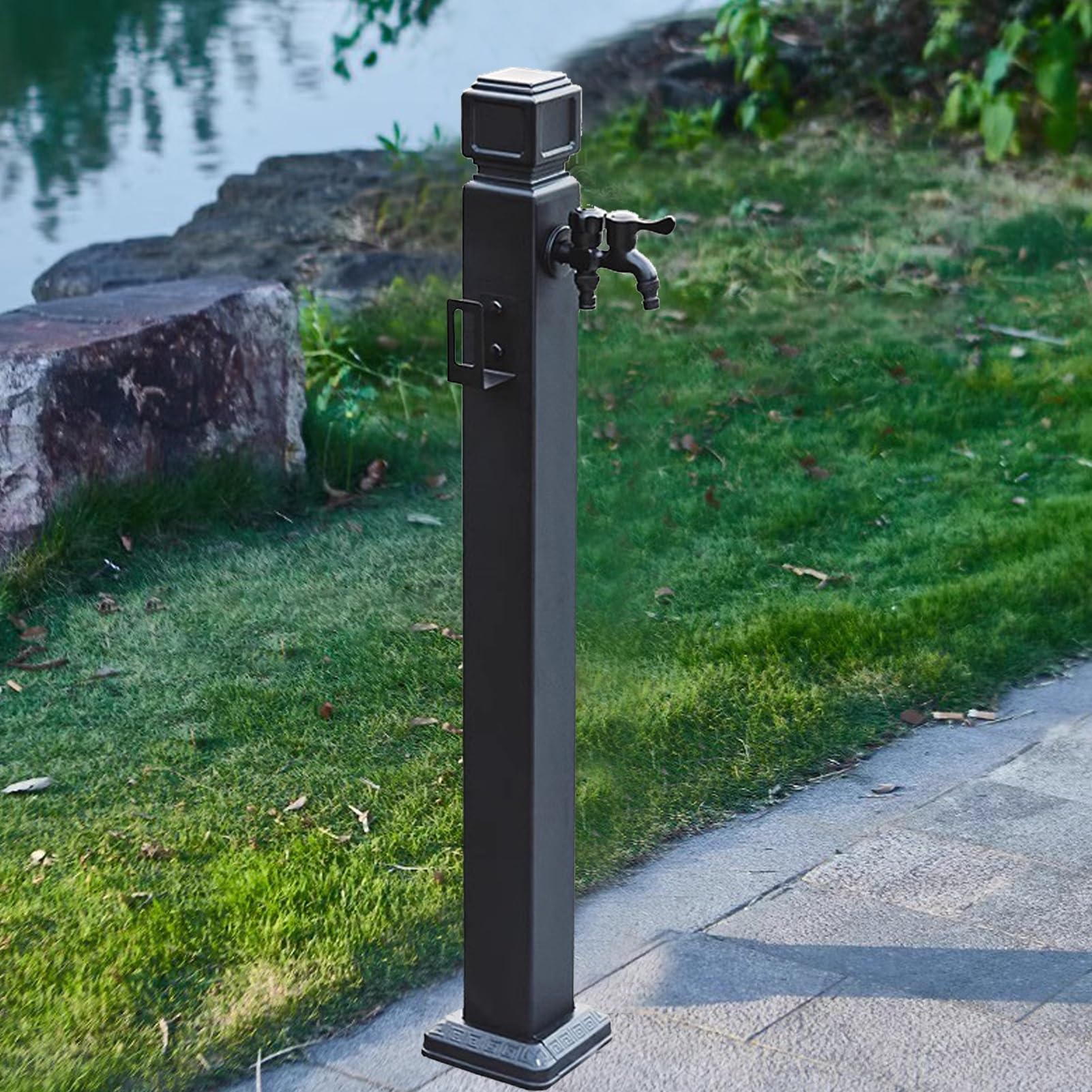 Water Butt tap, Vertical Garden Water Column, Floor Mounted Hydrant Tap(Height: 60cm/23.6in)
