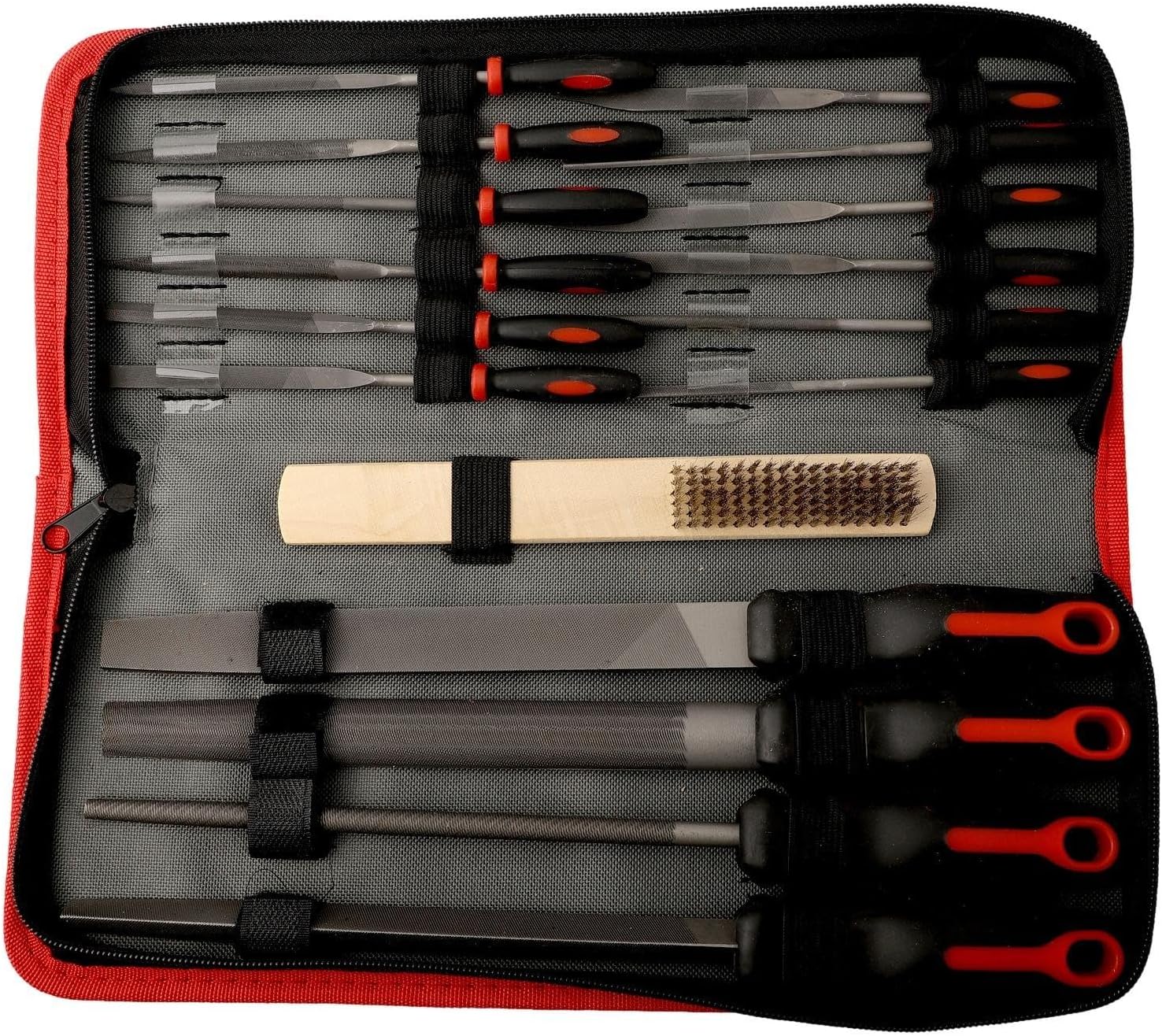 Compact Hand File Kit with Various Shapes for Precision Filing and Smoothing in Craft Projects