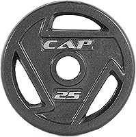 CAP Barbell 2.5 lb Olympic Weight Plates Set of 6 | Cast Iron, Rust-Resistant, 2-Inch Hole for Secure Home Gym Training