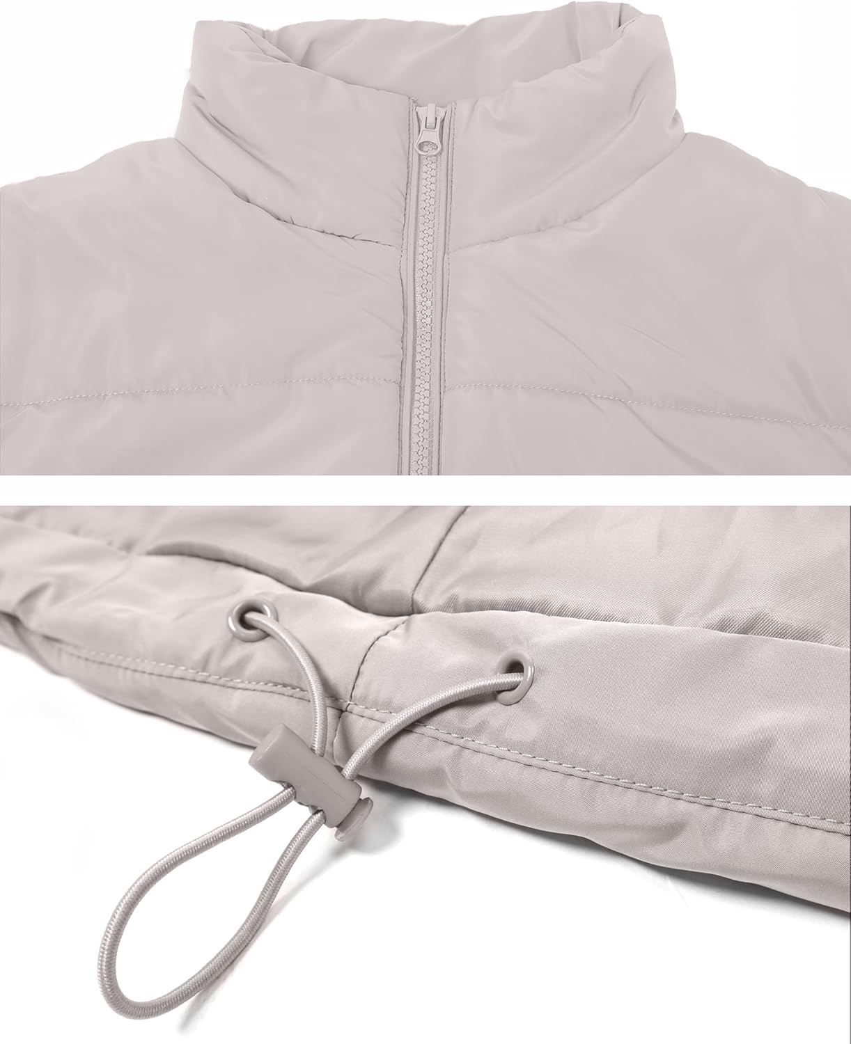 AMEBELLE Women's Oversized Puffer Vest Winter Quilted Lightweight Stand Collar Warm Padded Gilet Sleeveless Puffy Outerwear - Image 5