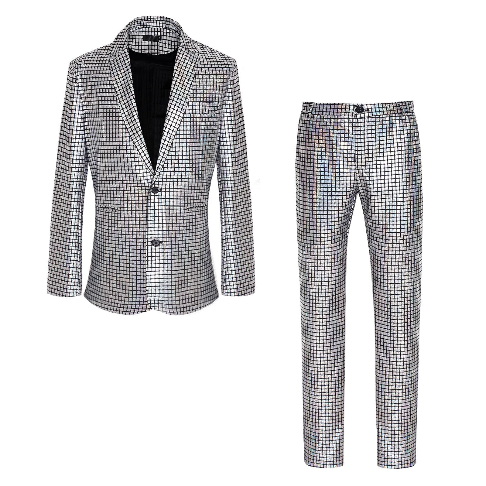 Générique Set da uomo in cotone 2 pezzi Tuta da jogging sportiva felpa pantaloni sportivi leggeri slim allenamento palestra all'aperto alla moda A13