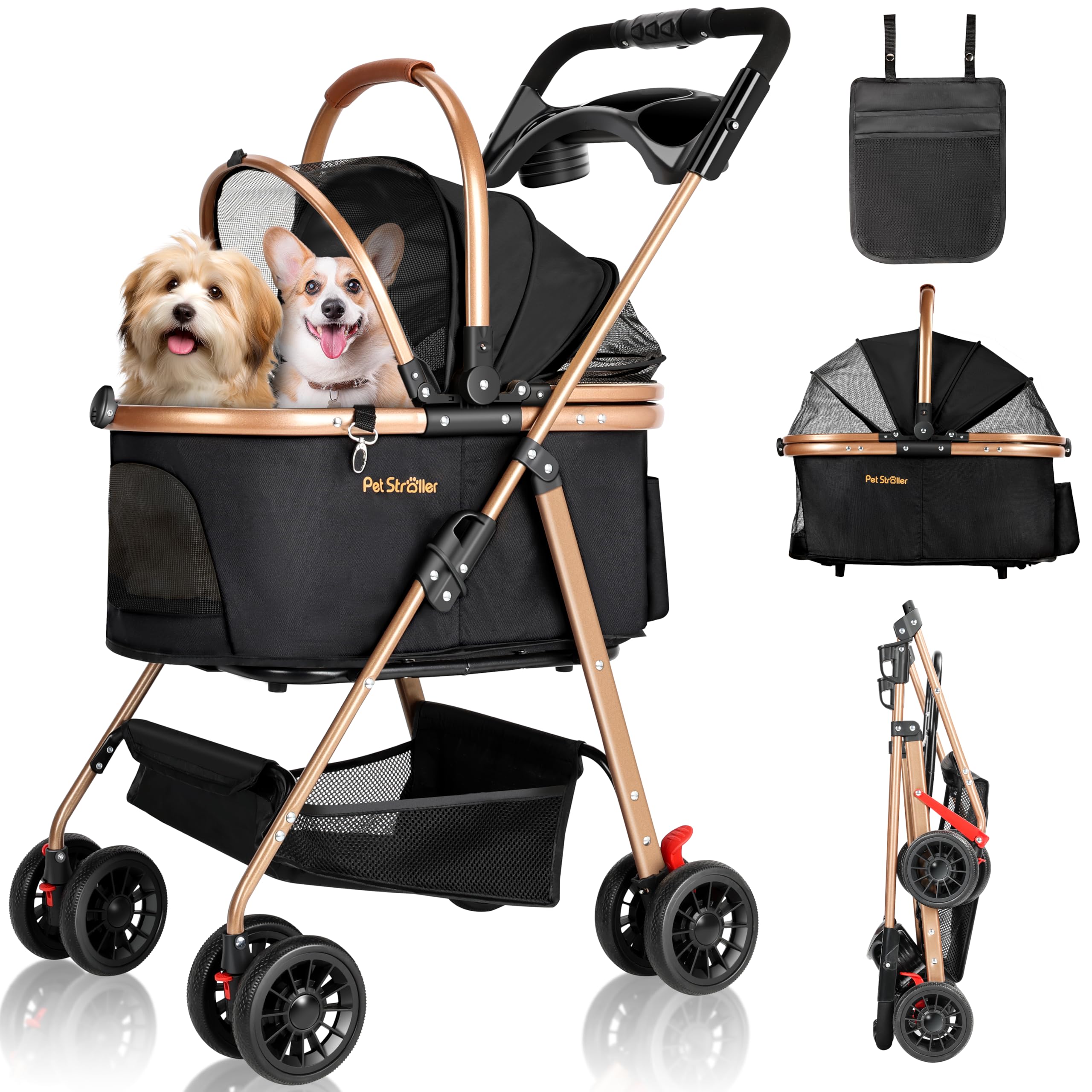 Amazon.co.jp: 【日本企業】 SAMONIC ペットカート 犬 分離型