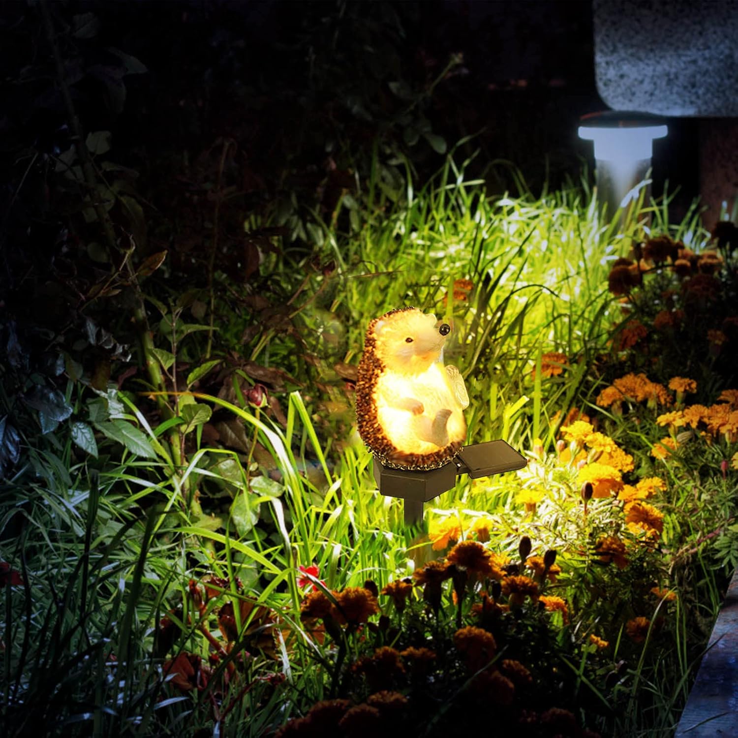 Resin Garden Statues Cute Hedgehog, Statues Outdoor with