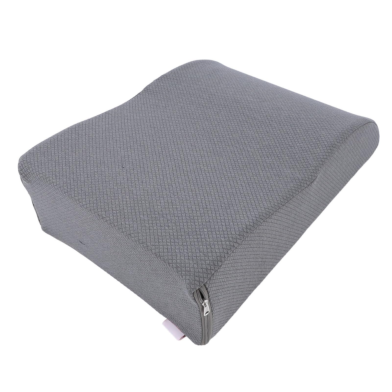 Almohada para Elevar Las Piernas, Cuña Ergonómica de Espuma Viscoelástica para Mayor Comodidad en la Cama para Ancianos y Mujeres Embarazadas, 58x40x17cm