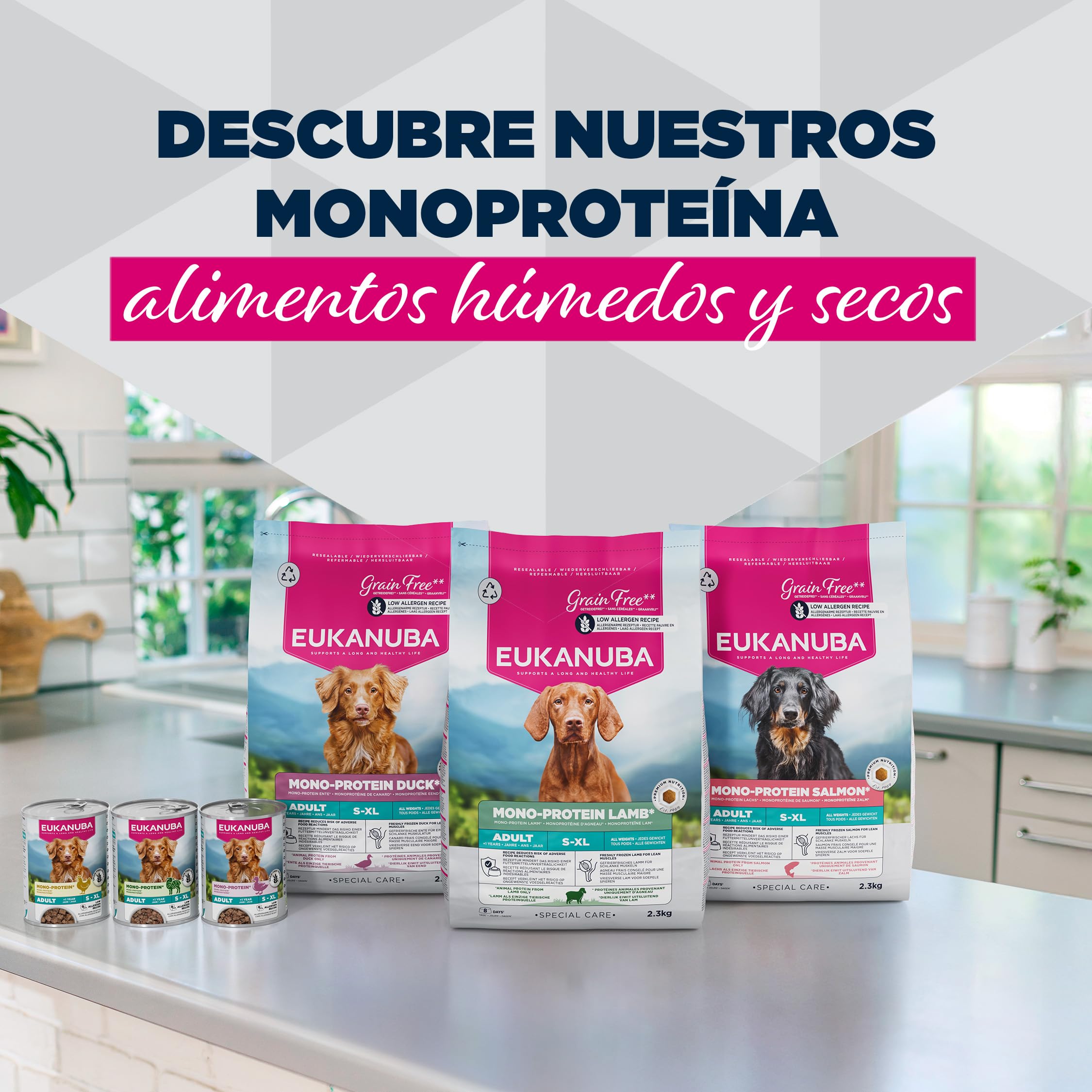 Eukanuba Alimento húmedo EUKANUBA Special Care para Perros Adultos, Mono-Protein de Pollo 6 x 400 g
