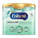 Enfamil Reguline Baby Formula, Designed for Soft, Comfortable Stools, with Omega-3 DHA & Probiotics for Immune Support, Reusable Powder Tub, 19.5 Oz