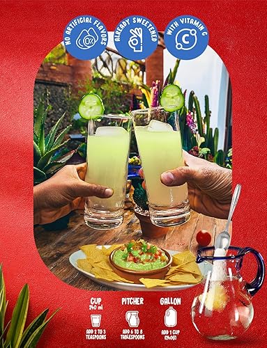 Miniatura 3 de Drink Mix Pepino Limeade  Klass Aguas Frescas  Sabores de fuentes naturales, sin sabores artificiales, con vitamina C (hace de 7 a 9 cuartos de