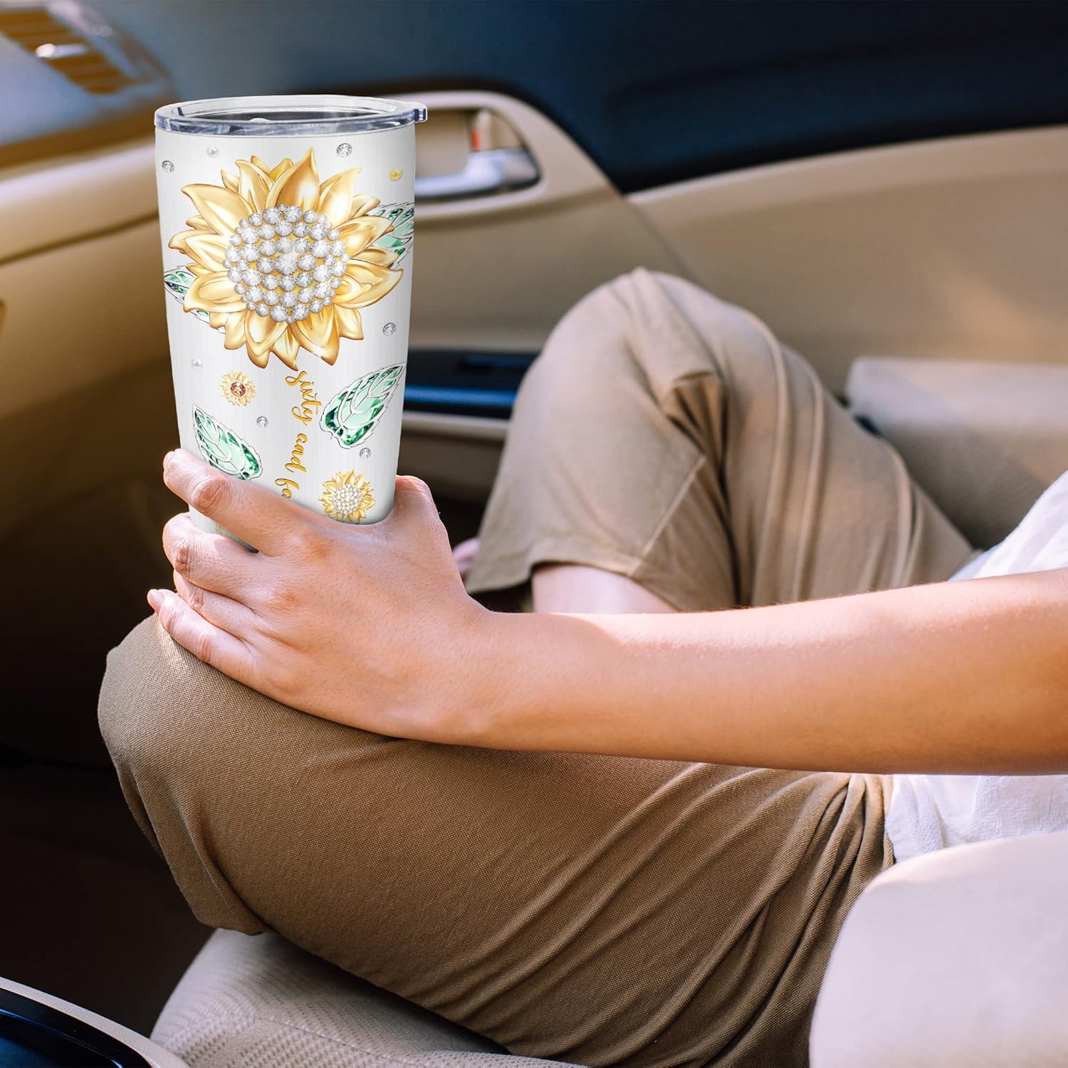 60th Birthday Gifts for Women Tumbler 20oz, Happy 60th Birthday Decorations, 60 Year Old Gifts for Women/Her/Mom/Grandma - Image 6