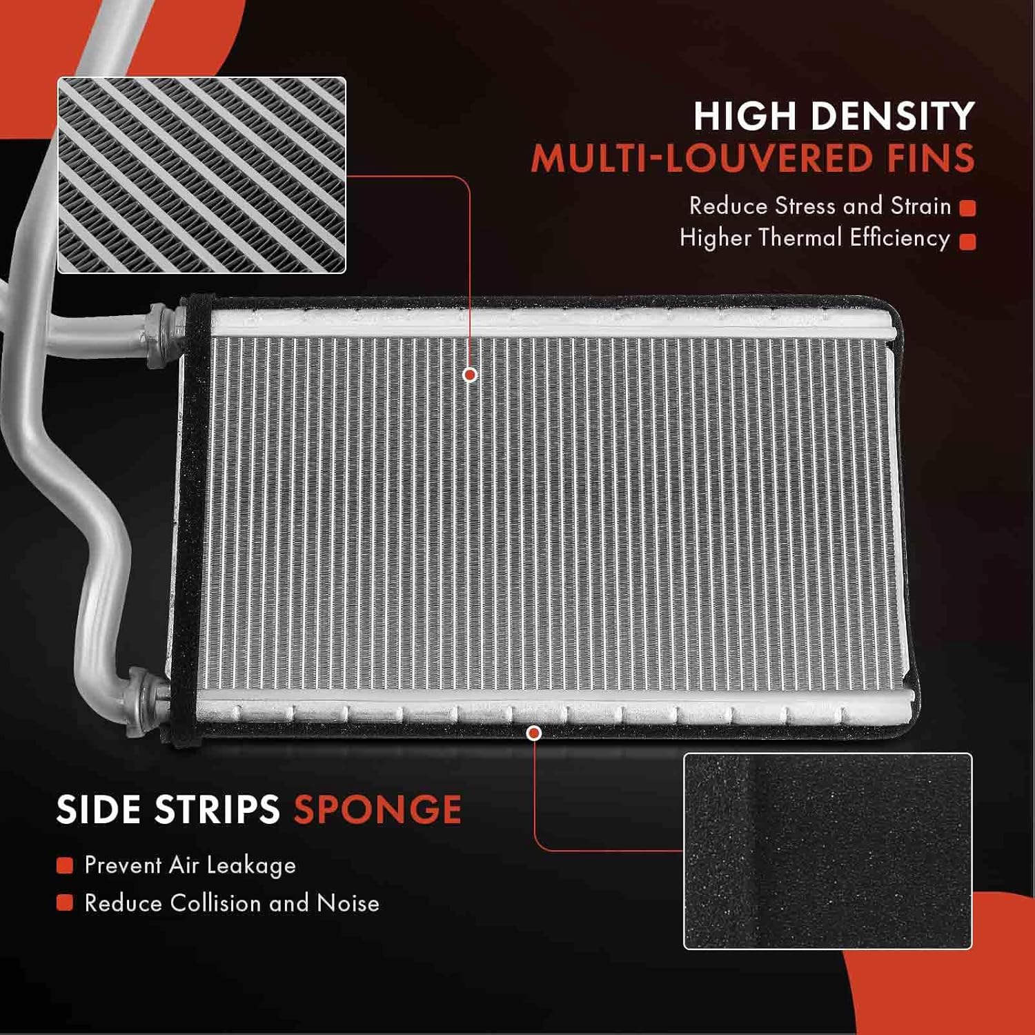 A-Premium HVAC Heater Core Compatible with Honda Accord 2013-2017 CR-V 2012-2016, Replace# 79115T0AA01, 79115T0GA01