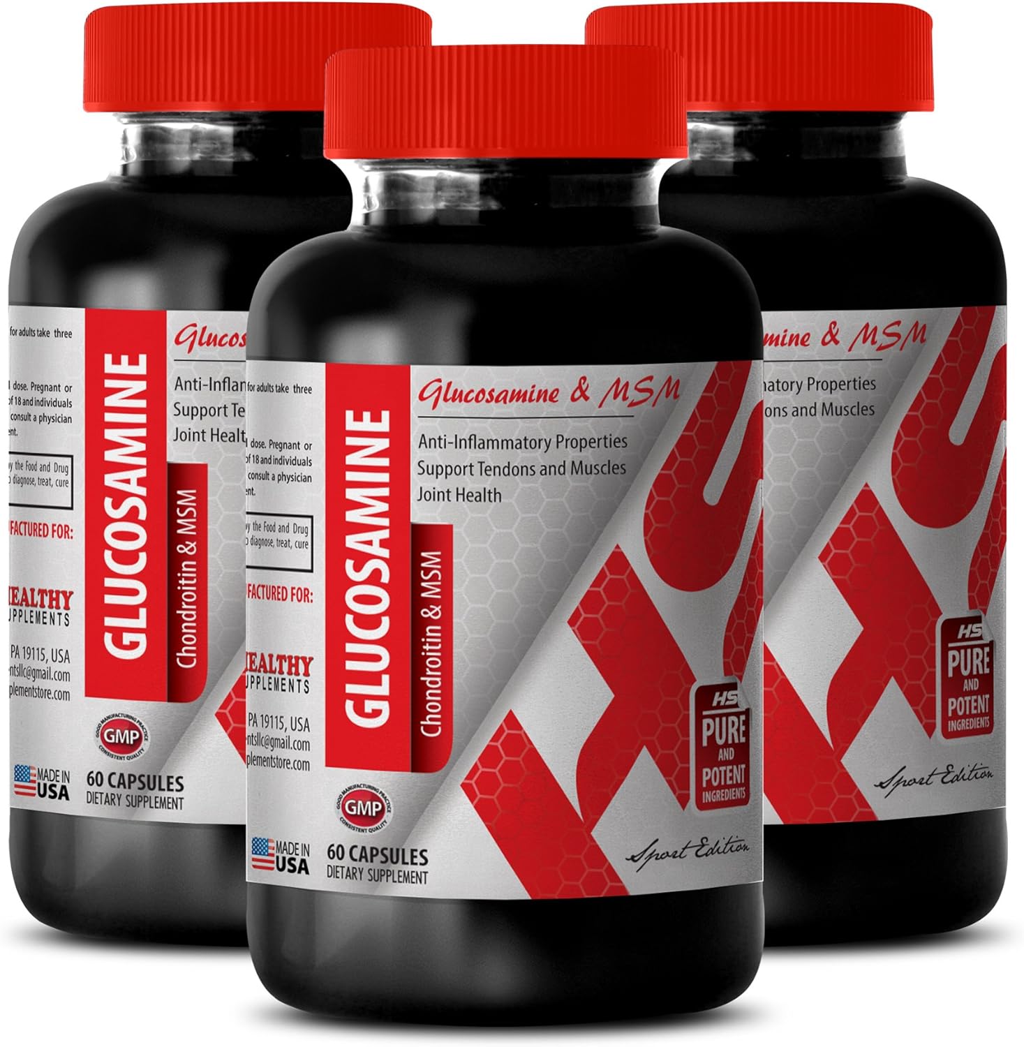 Glucosamine Joint Support GLUCOSAMINE and MSM 3230 MG for Losing Weight (3