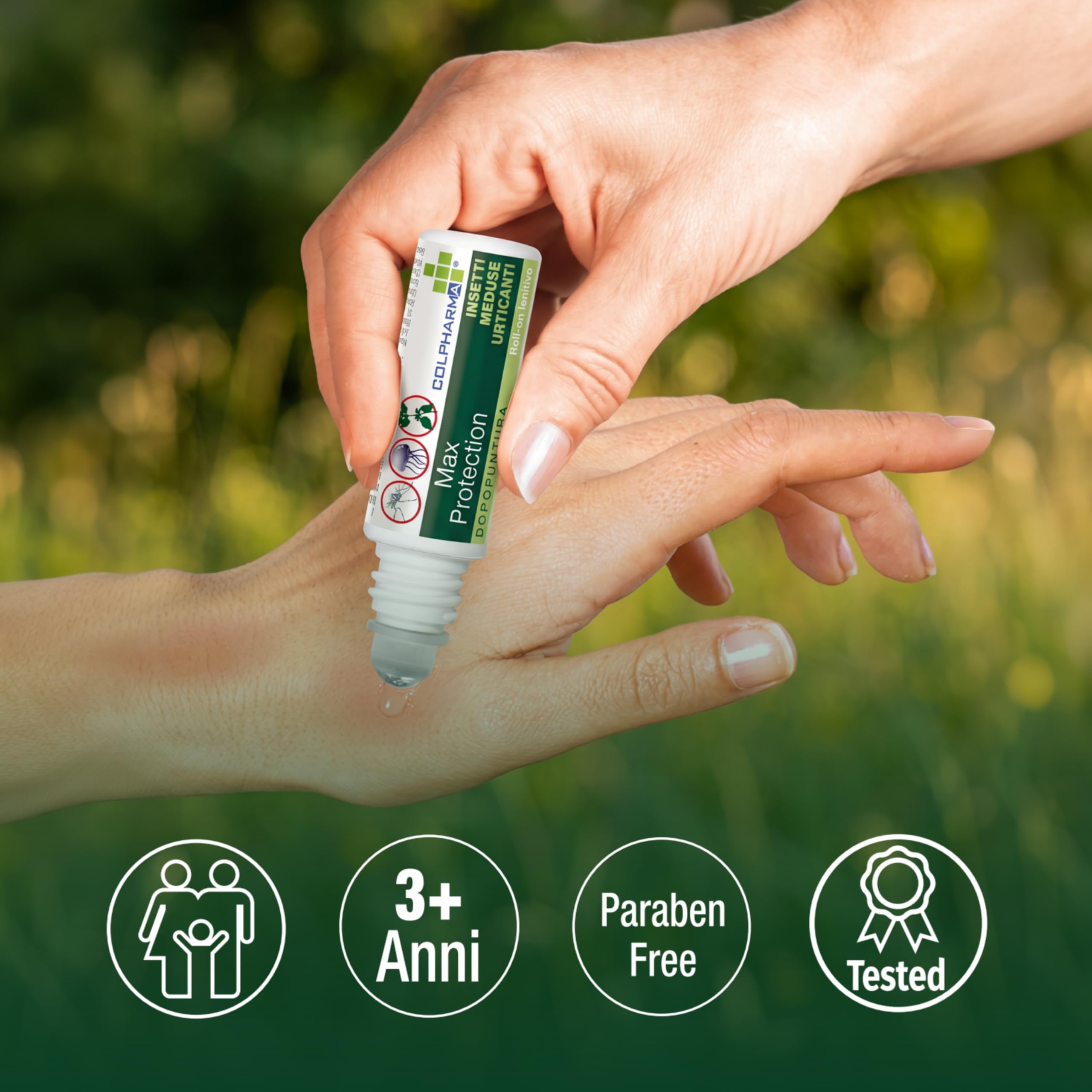 Colpharma Max Protection Roll On Dopopuntura – Sollievo Rapido Punture Insetti