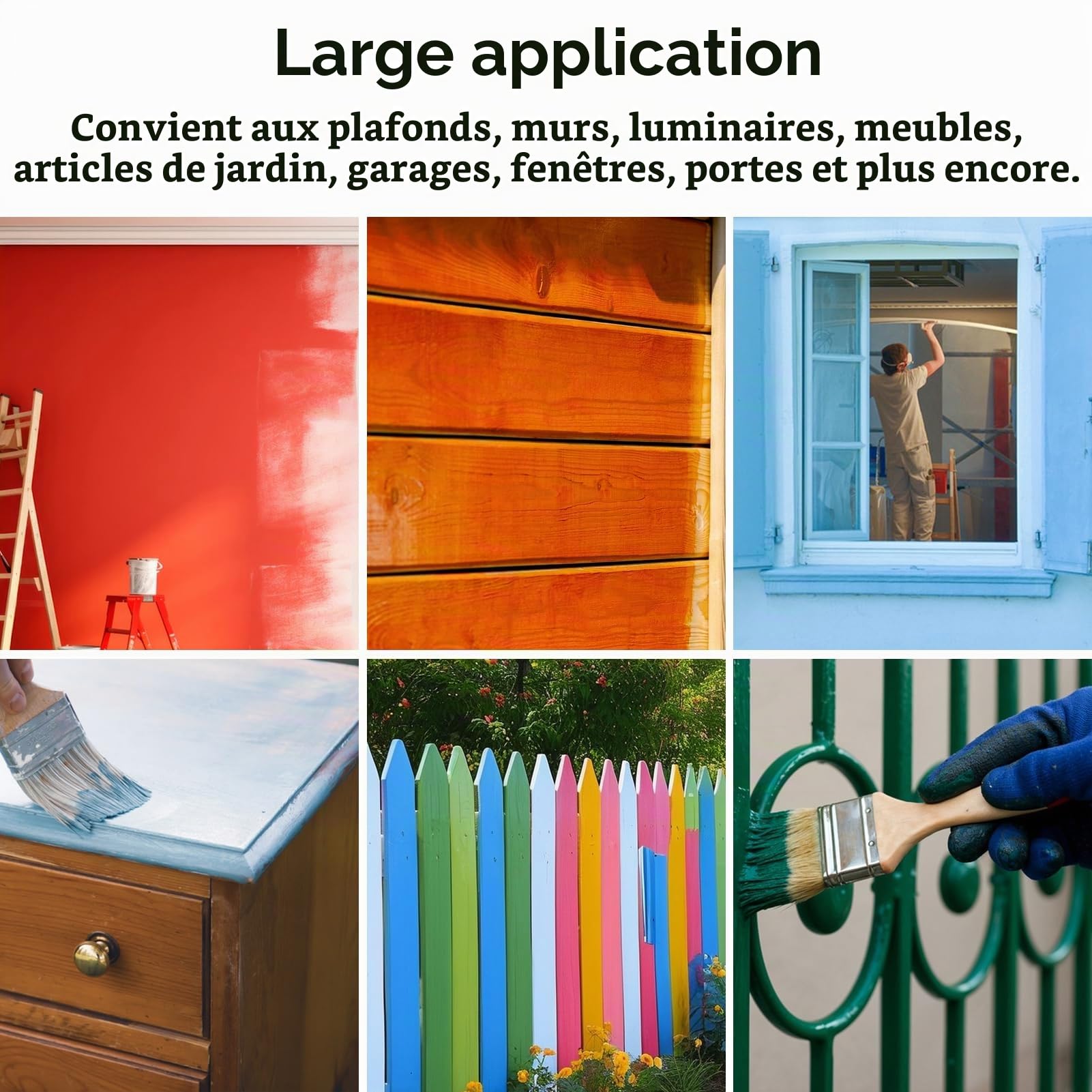Kit de rouleau de peinture de plafond anti-goutte de 25,4 cm – Résistant aux éclaboussures, réutilisable, parfait pour la maison et le jardin – Outil de peinture propre et sans effort pour les