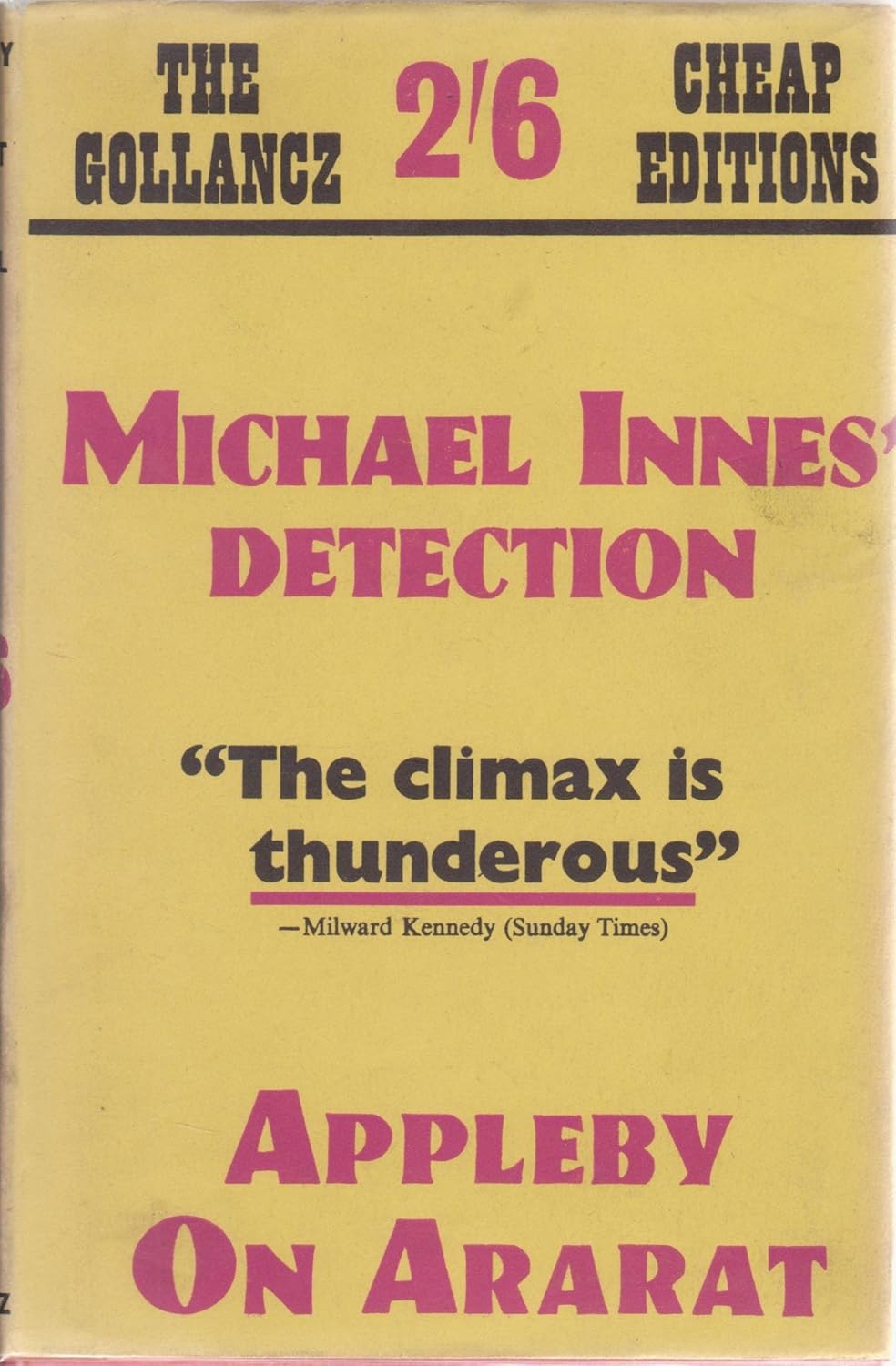 Appleby on Ararat Innes, Michael Books