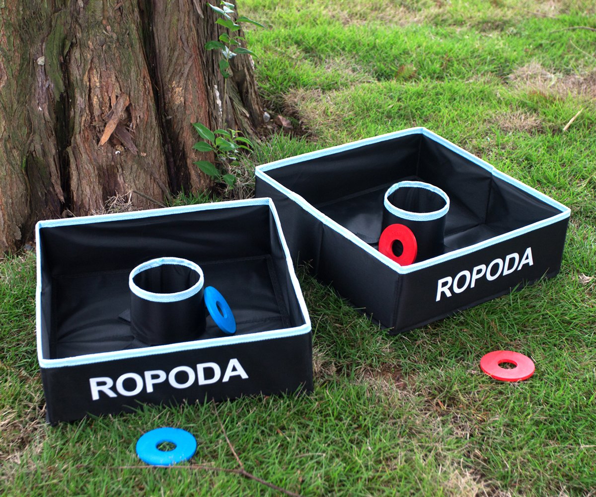 ropoda Washer Toss Game SetOutdoor Family GamePerfect for Lawn,Backyard,Beach,Parties, Camping