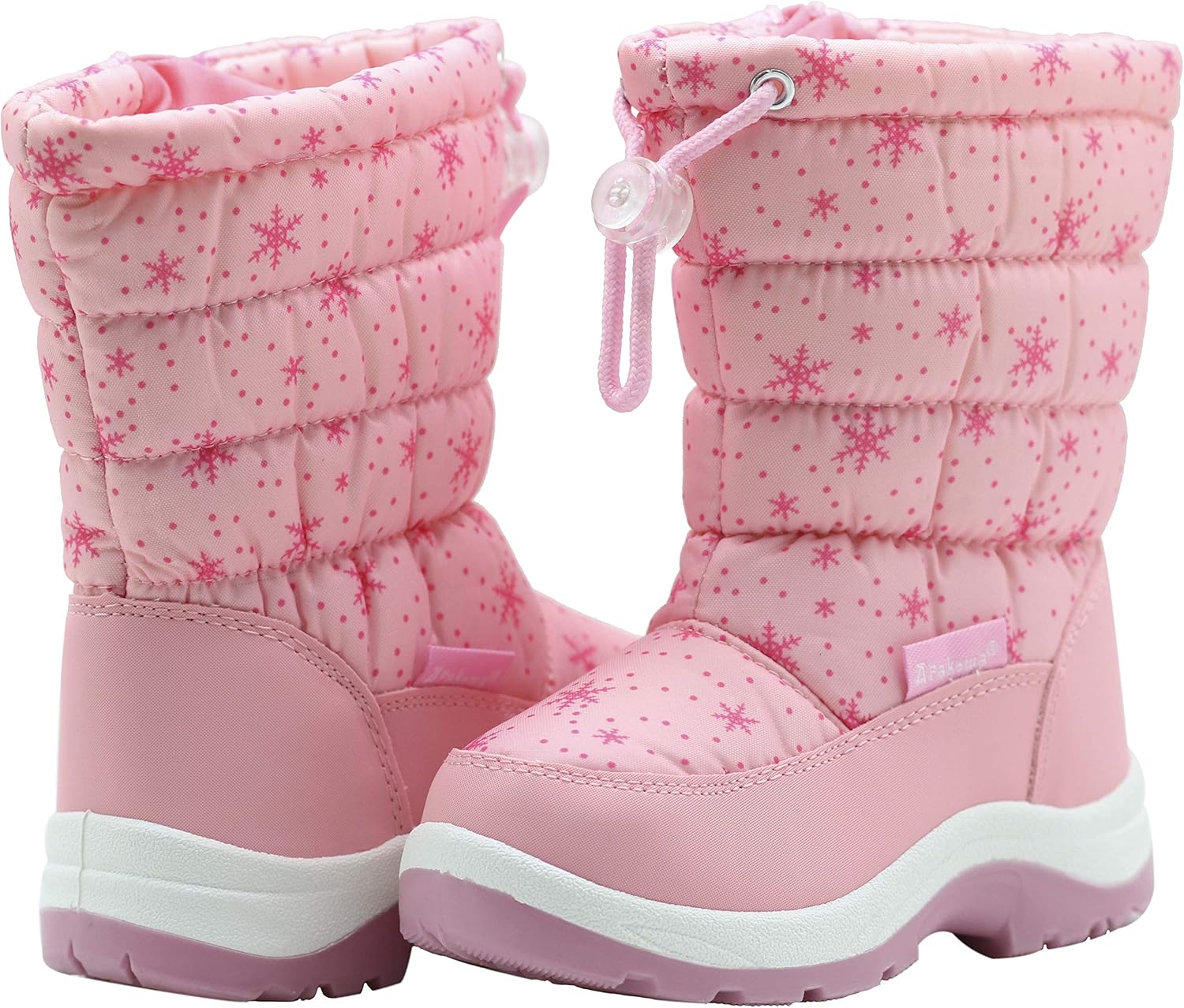 Apakowa Kid's Girls Cold Weather Snow Boots (Toddler/Little Kid) - Image 7