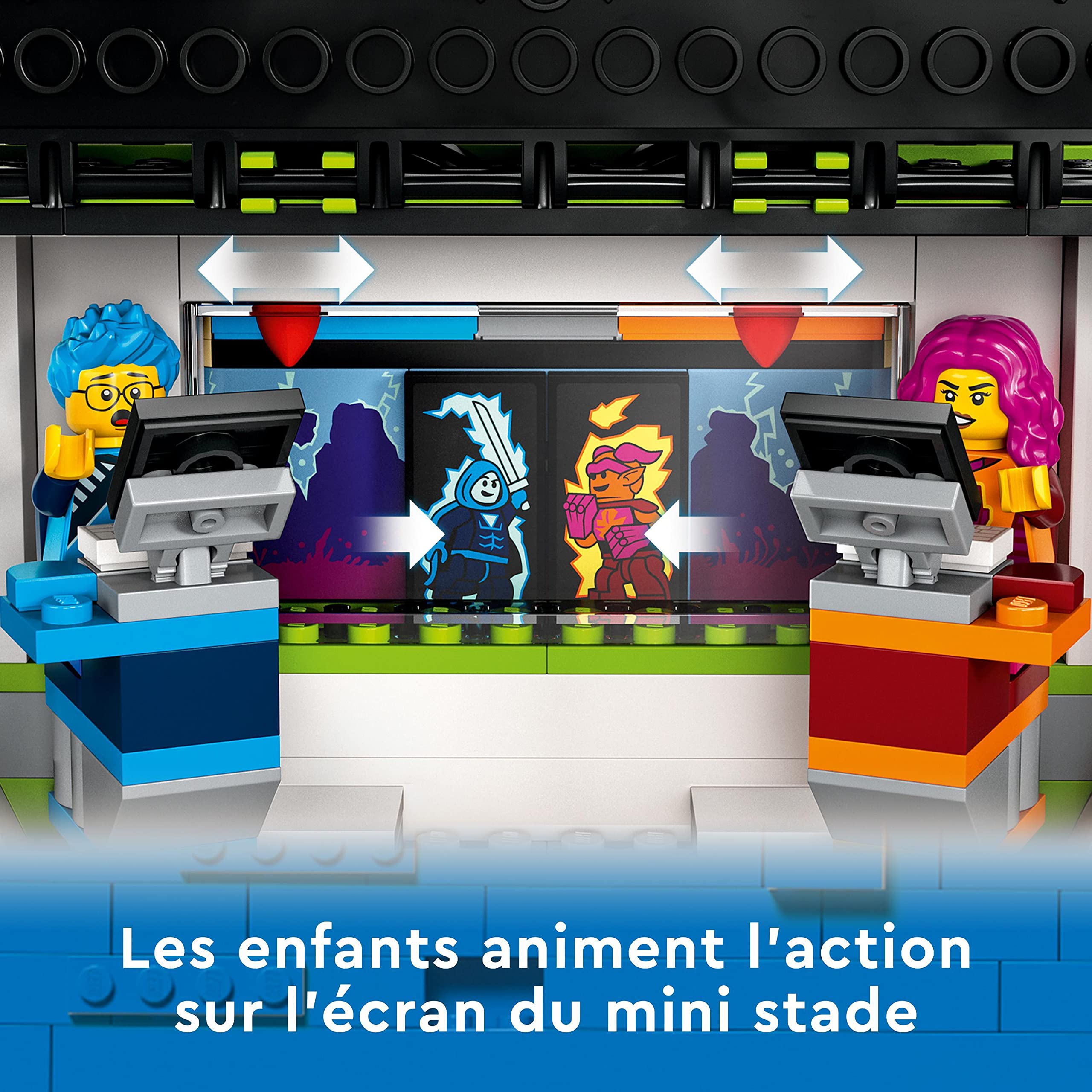 LEGO 60388 City Le Camion de Tournois de Jeux Vidéo, Jouet de Véhicules Esports, avec Minifigurines pour Gameur, Cadeau pour Garçons et Filles Dès 7 Ans