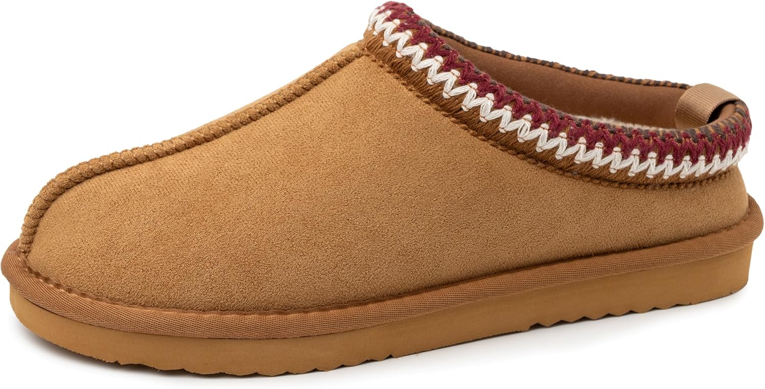 Alpine Swiss Haley Womens Fuzzy Slippers Warm Faux Fur Slip On House Shoes Indoor Outdoor Mini Boots Cozy Clog Winter Slipper