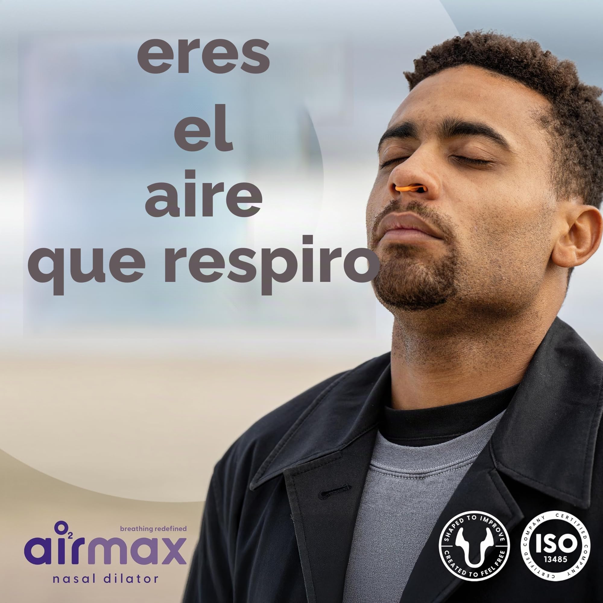 Airmax® - Dilatador nasal contra la congestión y los ronquidos. - Incluye tamaño pequeño y medio - Dispositivo médico recomendado por los médicos …