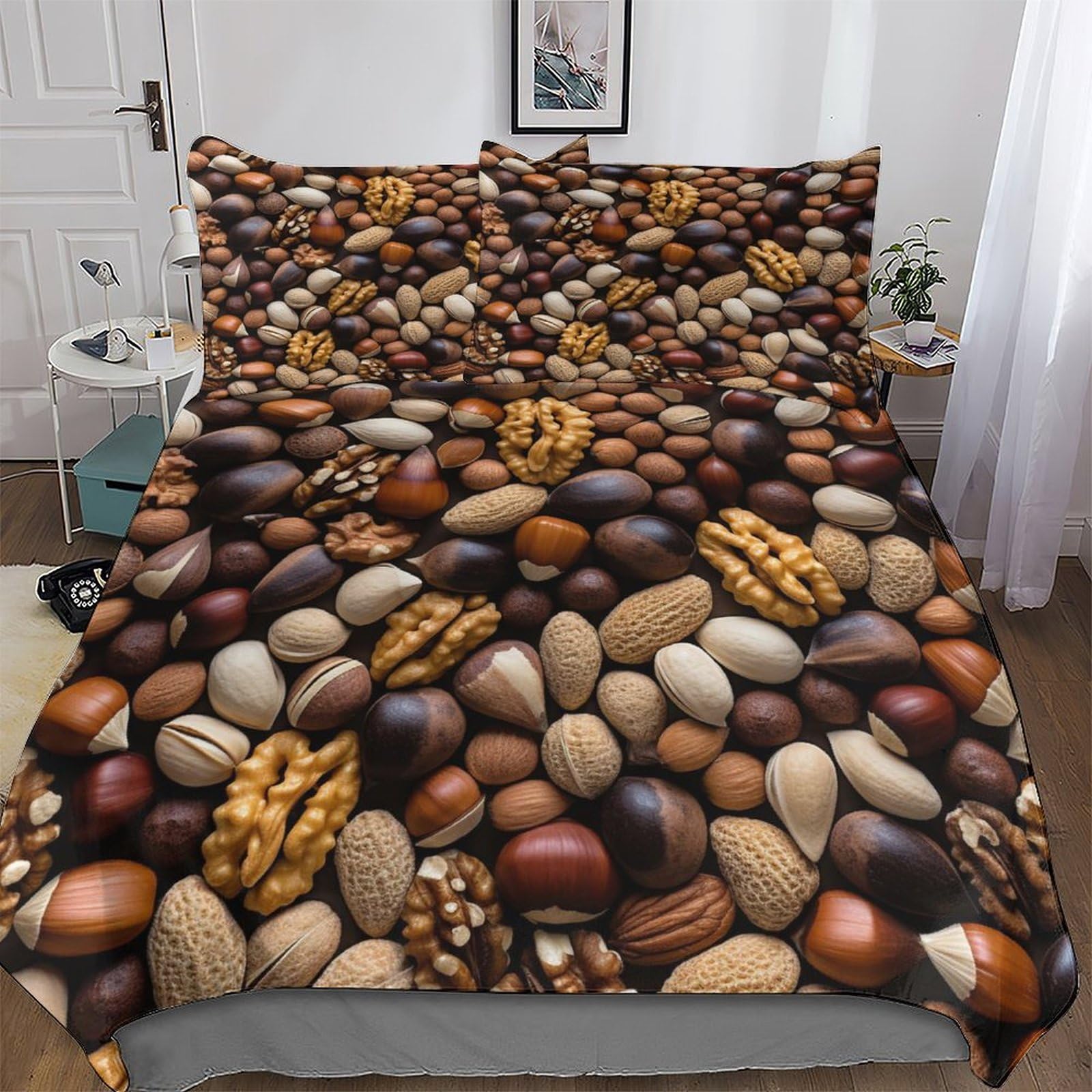 Housse de couette sans repassage parure de lit king avec fermeture éclair pratique