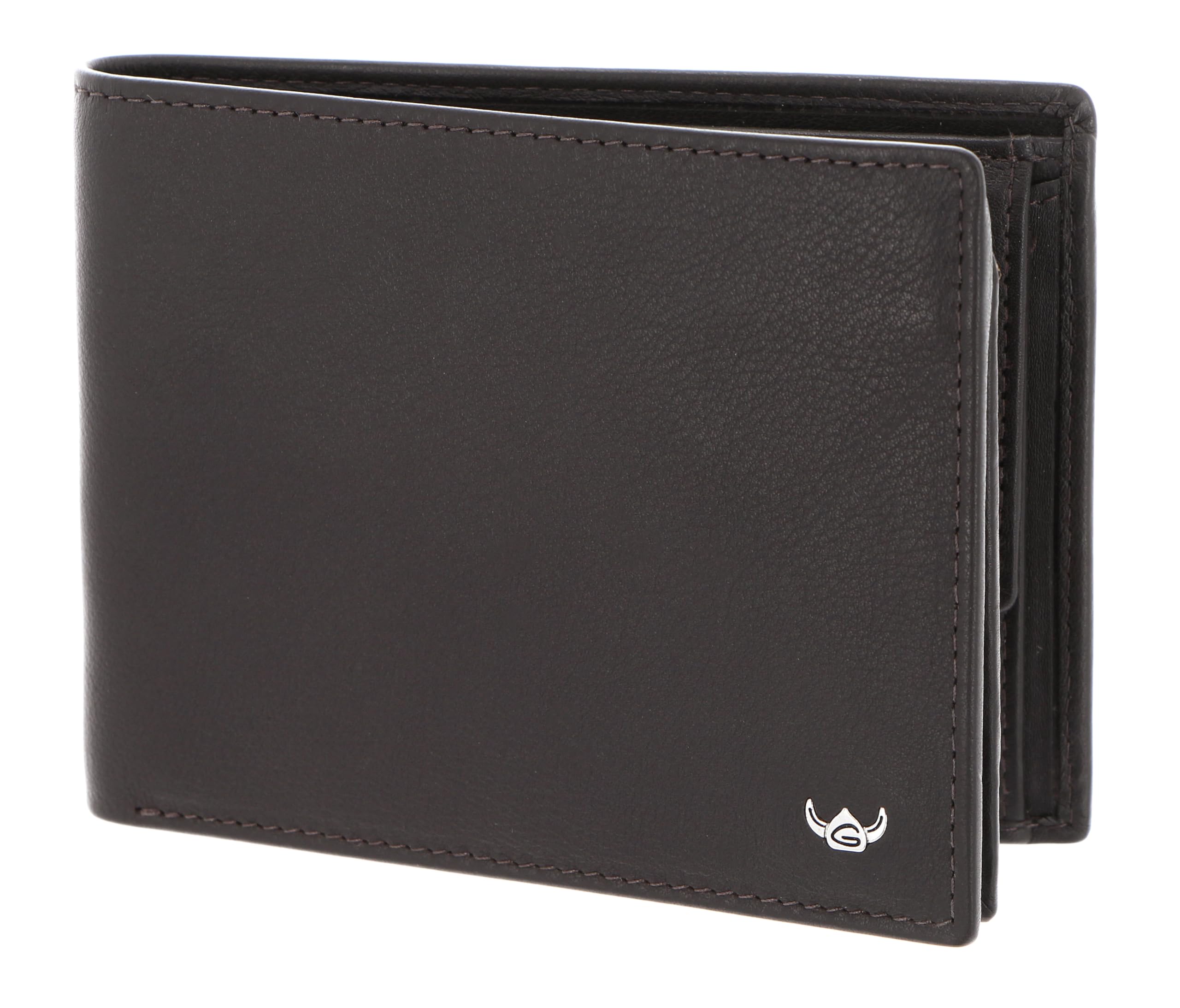 Golden Head Leder Geldbörse Dublin RFID Protect Scheintasche 1154 Braun Dunkelbraun