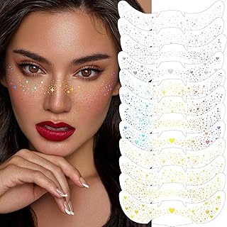 HyperFun 12 piezas de pecas con purpurina fac...