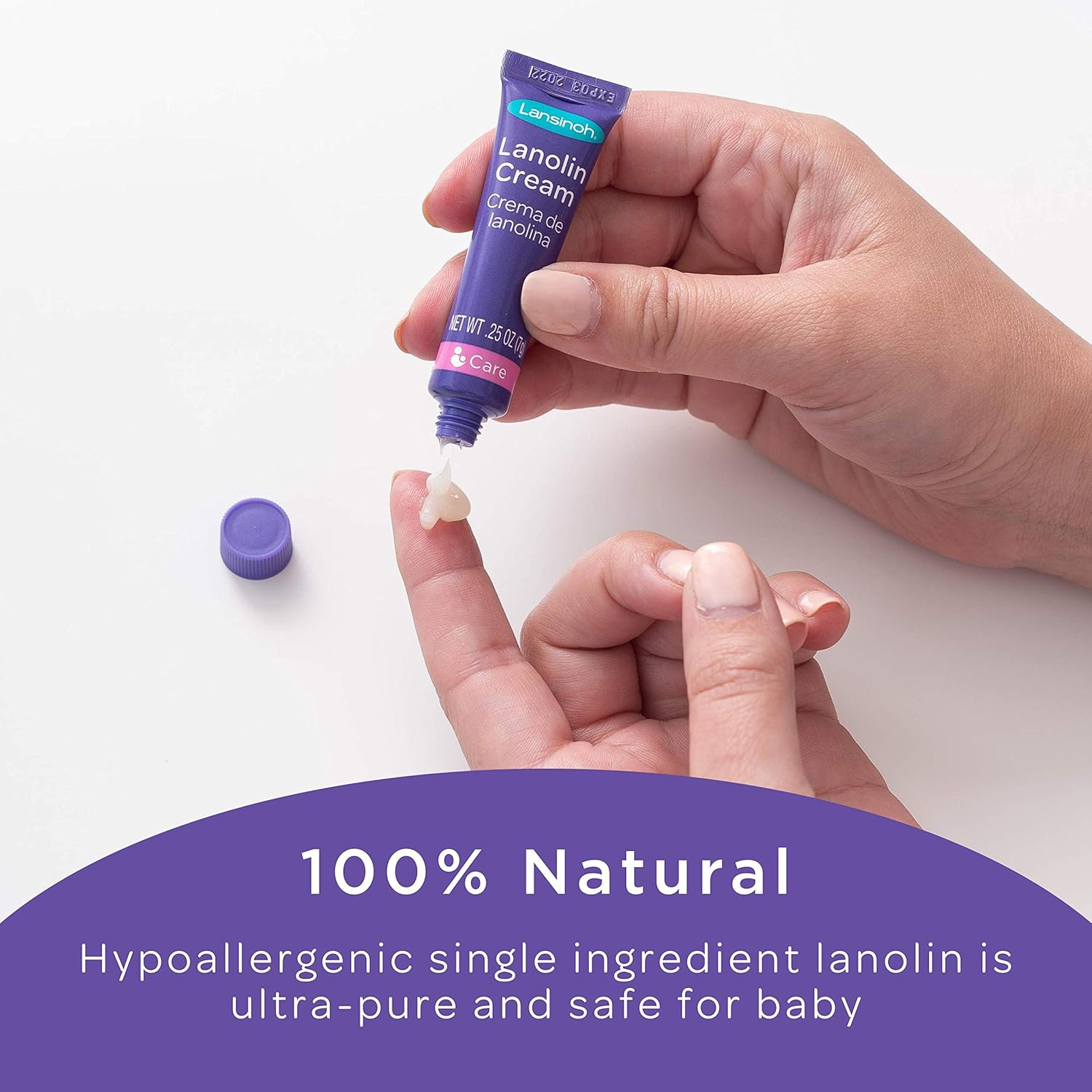Lansinoh Lanolin Nipple Cream for Breastfeeding, 3 Mini Tubes of 0.25 Ounces : Baby