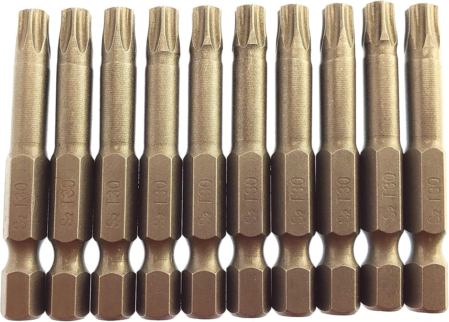 ABS10TS30PB TORX TS30 Security Screwdriver Drill Power Bit 10 Pack