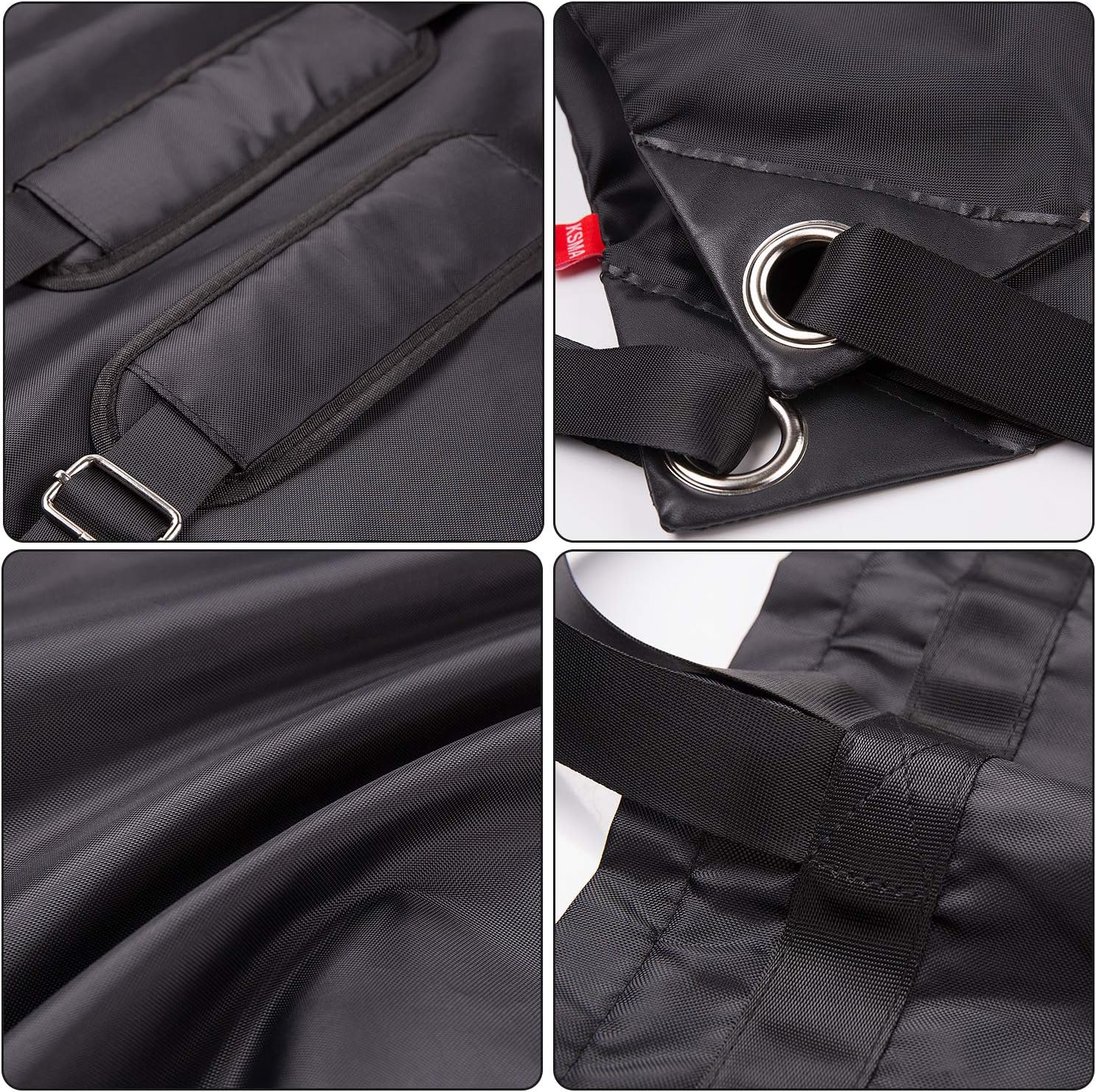 Large Laundry Bag『24”X34”』with Zipper,KSMA College Laundry Backpack with 2 Strong Adjustable Shoulder Straps for College Students Apartment Dorm-Room (Black)