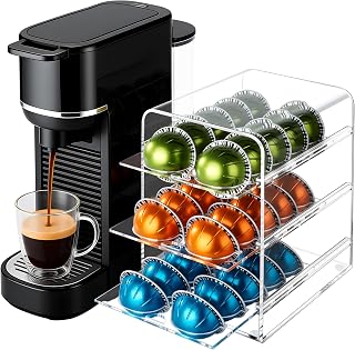 30 Pods Acrylic Coffee Pod Holder for Vertuo Nespresso Pods