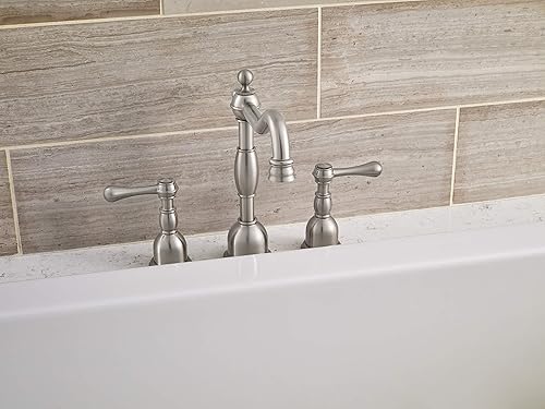 Miniatura 2 de Gerber D306957BNT - Kit de molduras de bañera romana de dos manijas Opulence, níquel cepillado