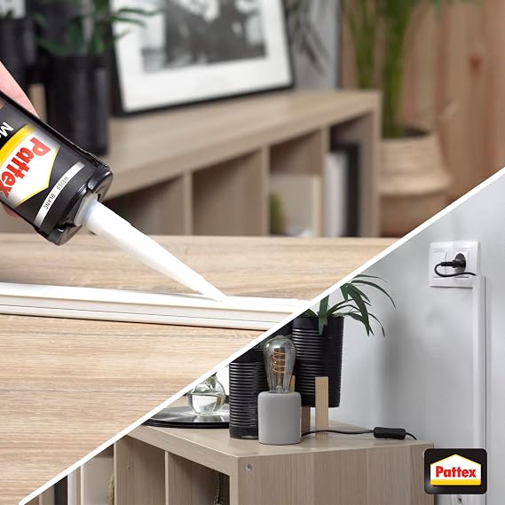 Pattex 1828610 All Materials Mounting Glue, White, 450 g