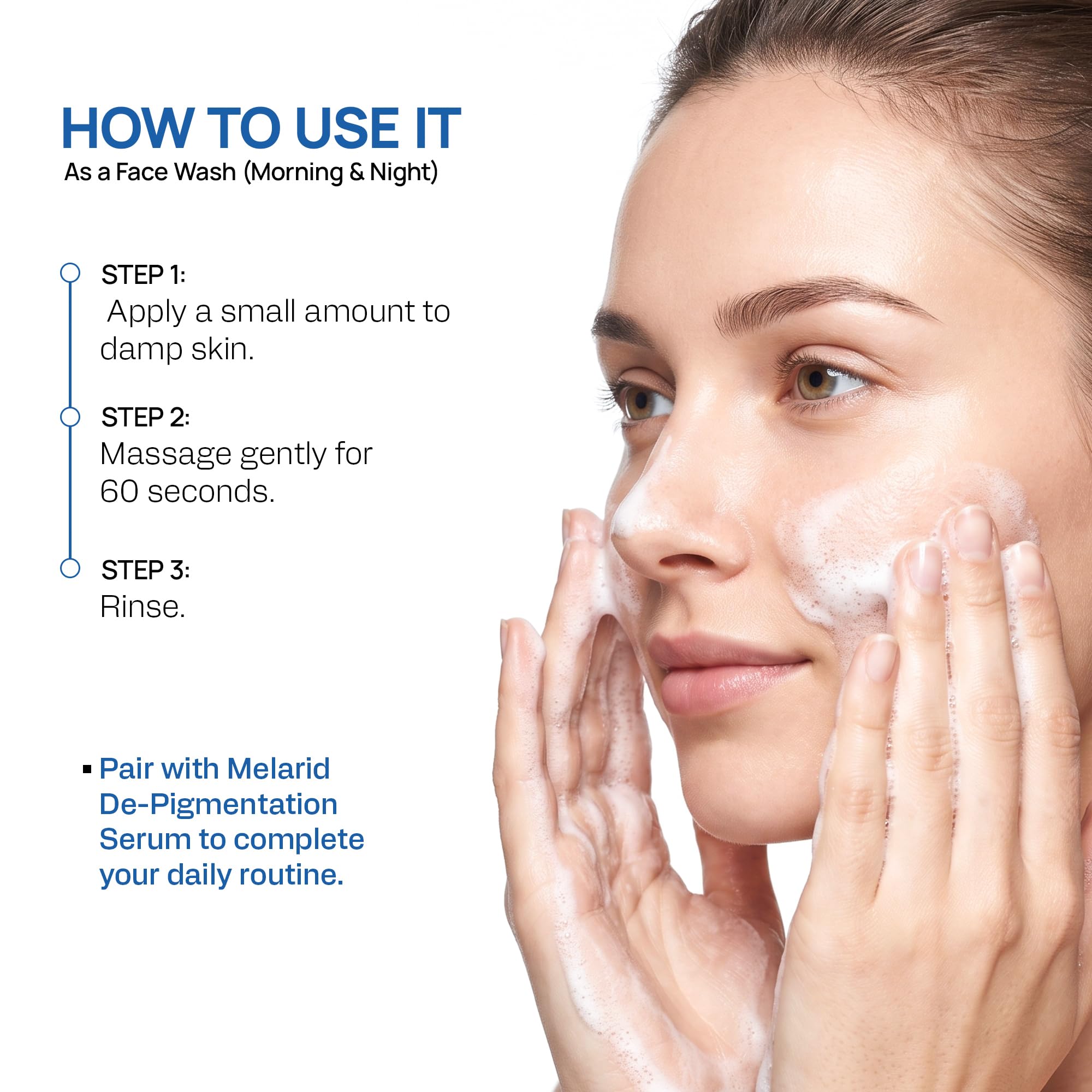YUDERMA Melarid Triple Action Face Wash & Mask, 100 Gm 1