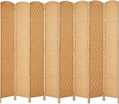 Miniatura 8 de Rose Home Fashion Divisor de habitación, separadores de habitación de 6 pies de alto y pantallas de privacidad plegables, pantalla de privacidad de