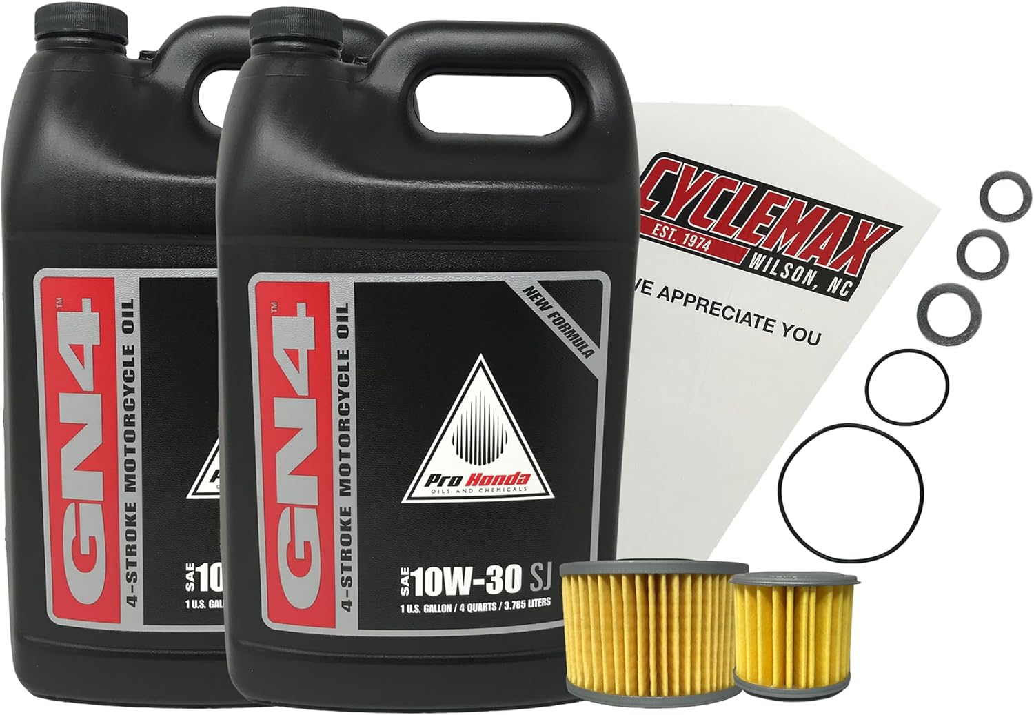 Cyclemax Oil Change Kit compatible with 2016-2023 Honda Pioneer 1000 with O-Rings