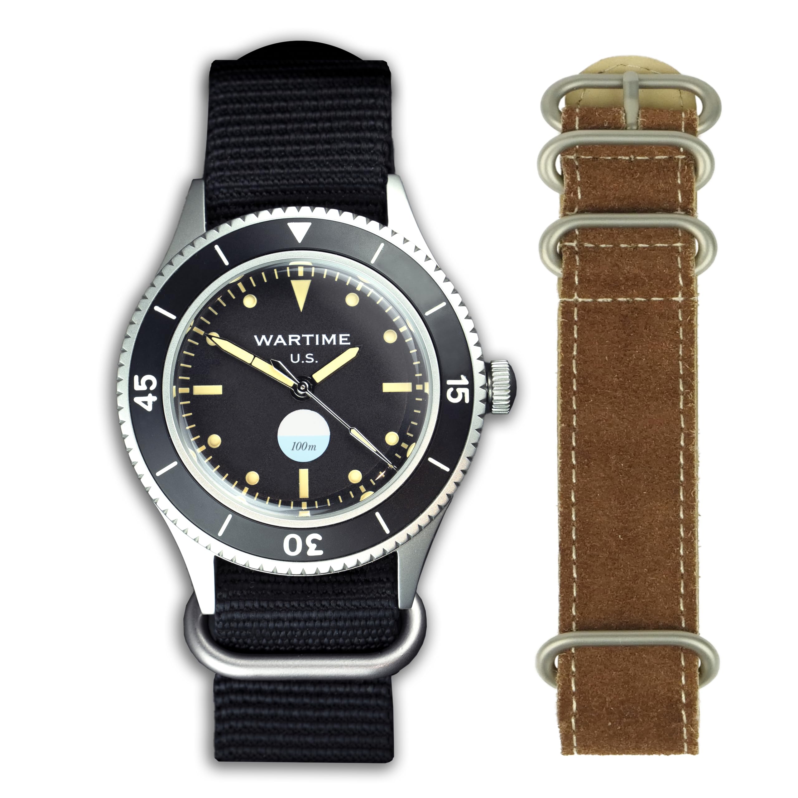 Wartime | TR-900 Orologio aereonautica militare uomo – Omaggio all’orologio militare del 1960 UDT Navy Seal Teams, design tattico vintage dalla precisione e durata moderne