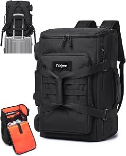 Tactical Travel Backpack for Women Men Carry On Luggage 22x14x9 | 40L Business Causal Weekender TSA Overnight Bags, Waterproof , Essentials Backpacks fits 17" Laptop